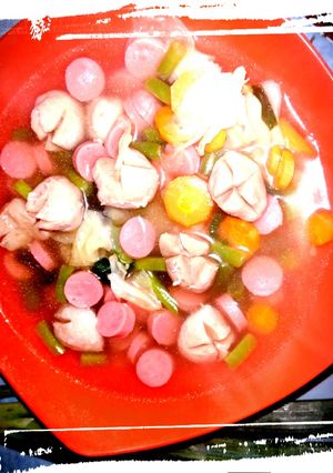 Foto resep Sop baksos (bakso sosis) praktis