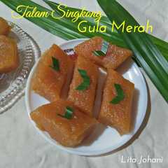 A picture of Talam Singkong Gula Merah.