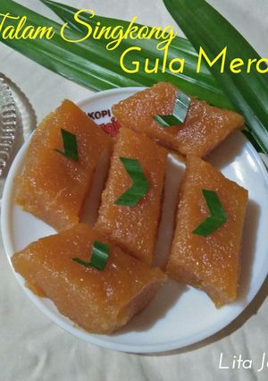 Foto resep Talam Singkong Gula Merah