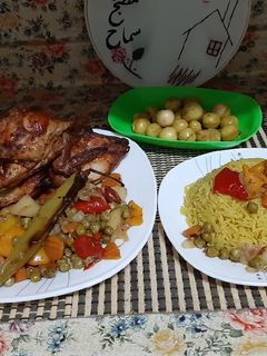 صورة لوصفة صينية فراخ بالخضار
