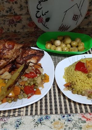 صورة لوصفة صينية فراخ بالخضار