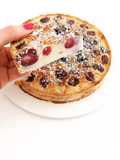 Clafoutis cerises coco