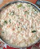 Carrot curd rice