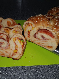Pizzás fonat (glutén- és laktózmentes) recept fotója
