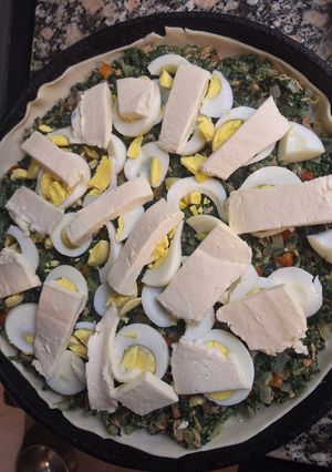 Una foto de Tarta de atún y espinaca