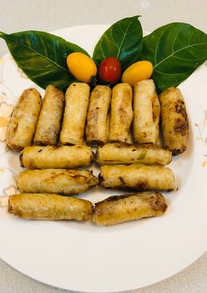 Hình của món Chả giò nhân 3 loại củ.