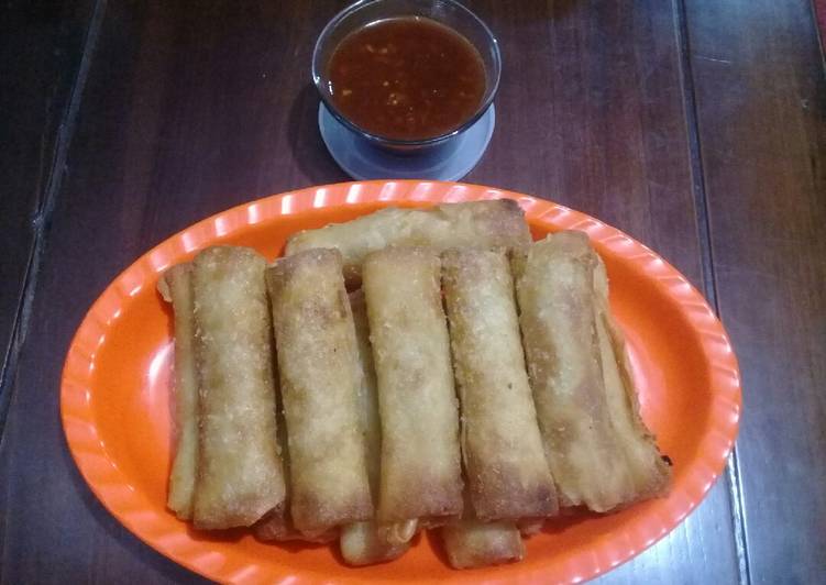 Resep LUMPIA SAYURAN dng SAOS TAUCO, Menggugah Selera