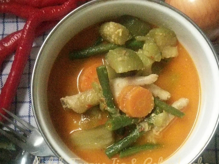 Langkah Gampang Membikin Resep Lodeh Terong Ijo &amp;amp; Ceker yang Enak Banget Anti Ribet, Lezat