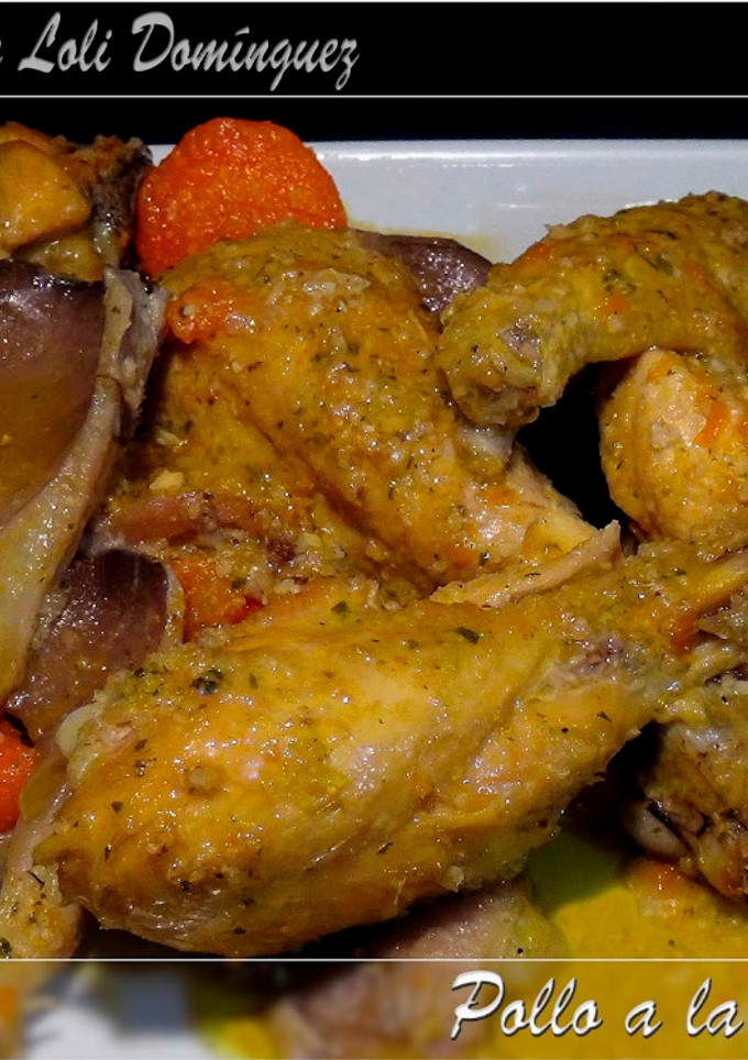 Una foto de Pollo a la cazadora