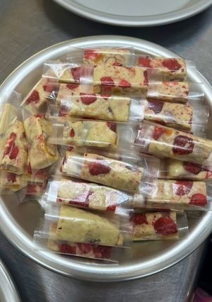 果乾杏仁牛軋糖￼ 的食譜成品照片
