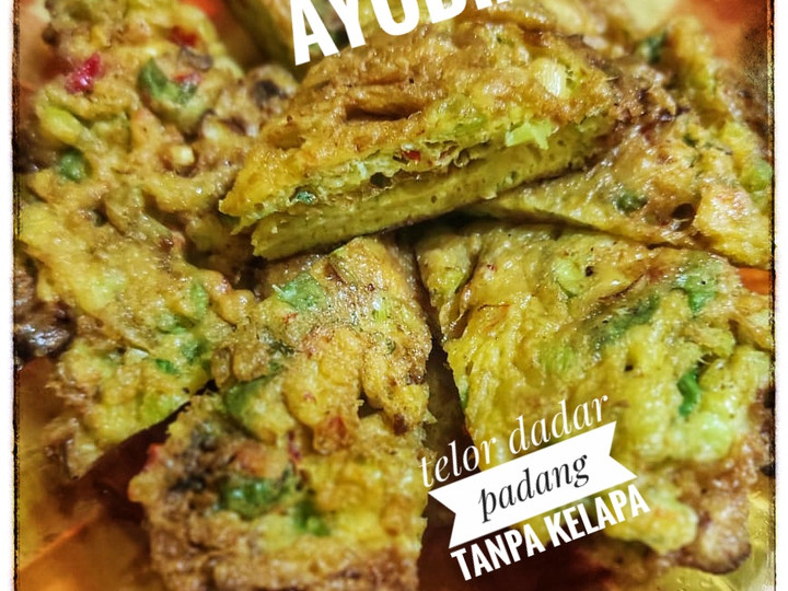 Resep Telor dadar padang tanpa kelapa, Lezat