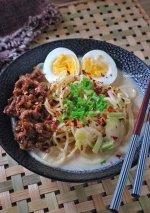 Foto resep Creamy Miso Spaghetti