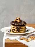 Banana Oatmeal Pancakes