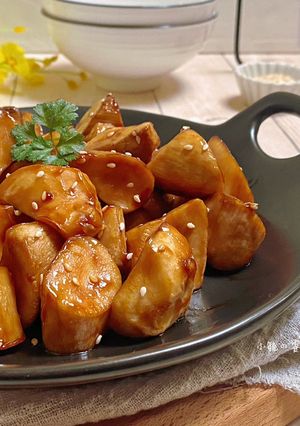 蜜汁杏鮑菇 的食譜成品照片