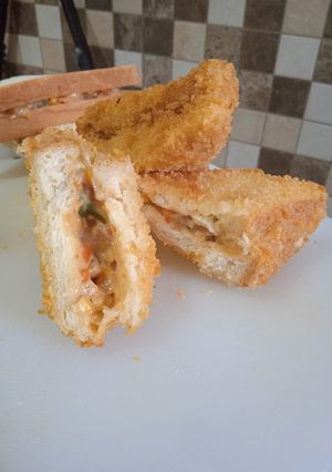 Foto resep Roti tawar isi