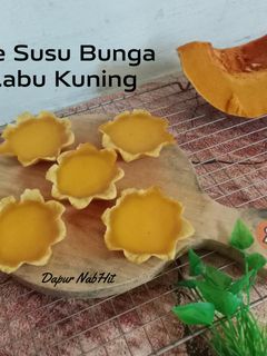 Foto resep Pie Susu Bunga Labu Kuning