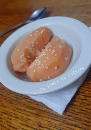 Une photo de Coings aux sésames 🥄
