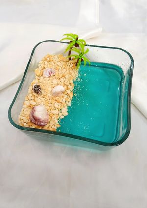 عکسی از دستور ژله ساحلی