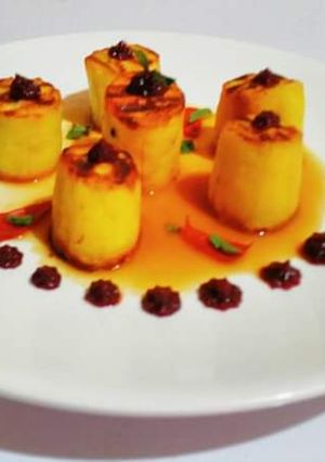 A picture of Banana Fondant.