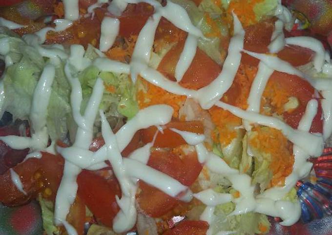 Salad sayuran segar