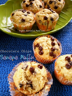 Foto resep Chocolate Chips Banana Muffin