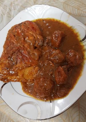 عکسی از دستور خورشت آلو