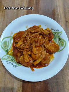 Foto resep 210. Jamur enoki saus Gochujang