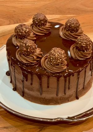 Une photo de Layer cake Nutella