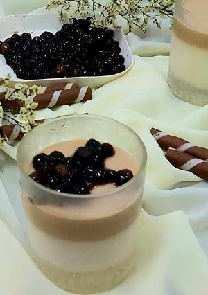Hình của món Pudding sữa, dừa, cà phê.