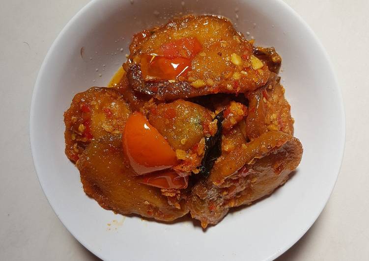 Terong krispi sambel rica