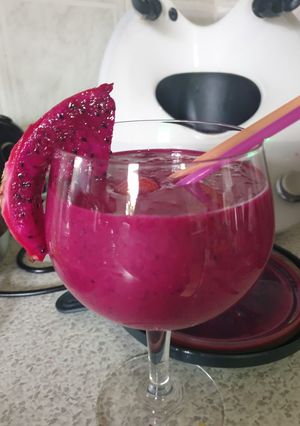 Una foto de Dragon Fruit (pitaya) smoothie