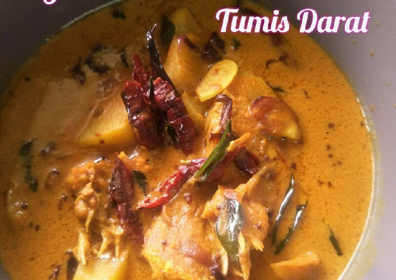 Gulai Ikan Masin Tumis Darat