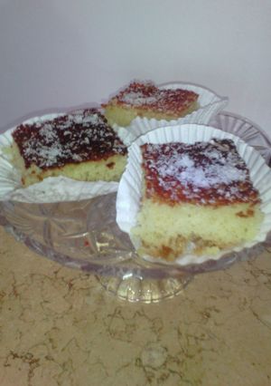 صورة لوصفة بسبوسة