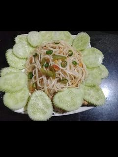 নিরামিষ ক্যাবেজ ভেজ চাউমিন(veg chow mein recipe in bengali) রেসিপির প্রধান ছবি
