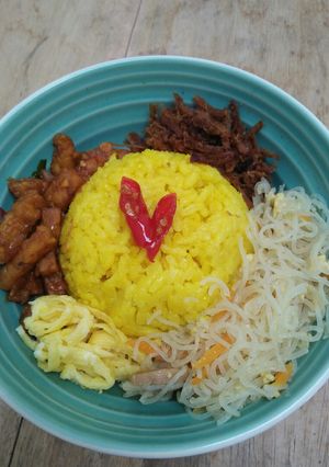 Foto resep Nasi kuning simpel