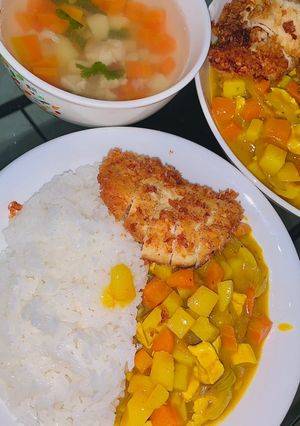 Hình của món Cơm cari.