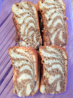 Foto resep Kue Bolu Kopi Motif Zebra