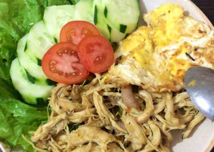 Resep Korek ayam untuk diet Anti Gagal