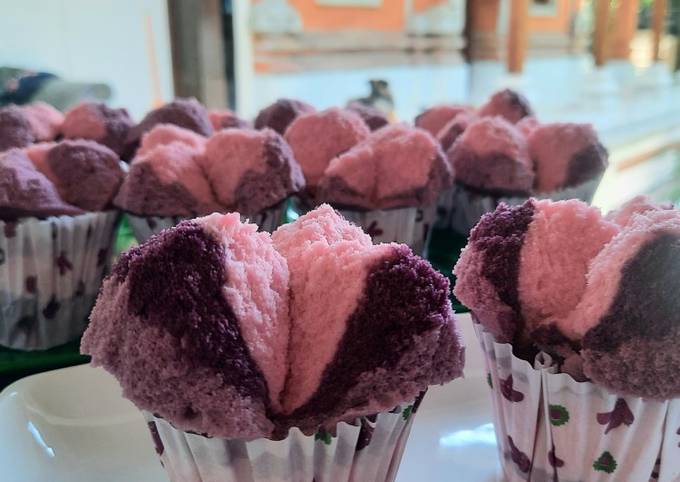 Resep membuat Bolu Kukus Mekar  nagih banget