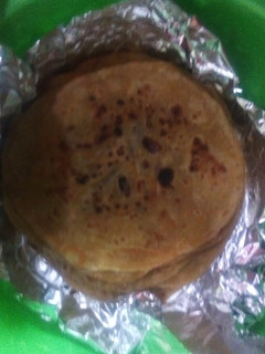 A picture of Carrot chapattis.