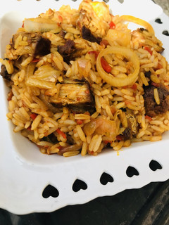 A picture of Daddawa rice.