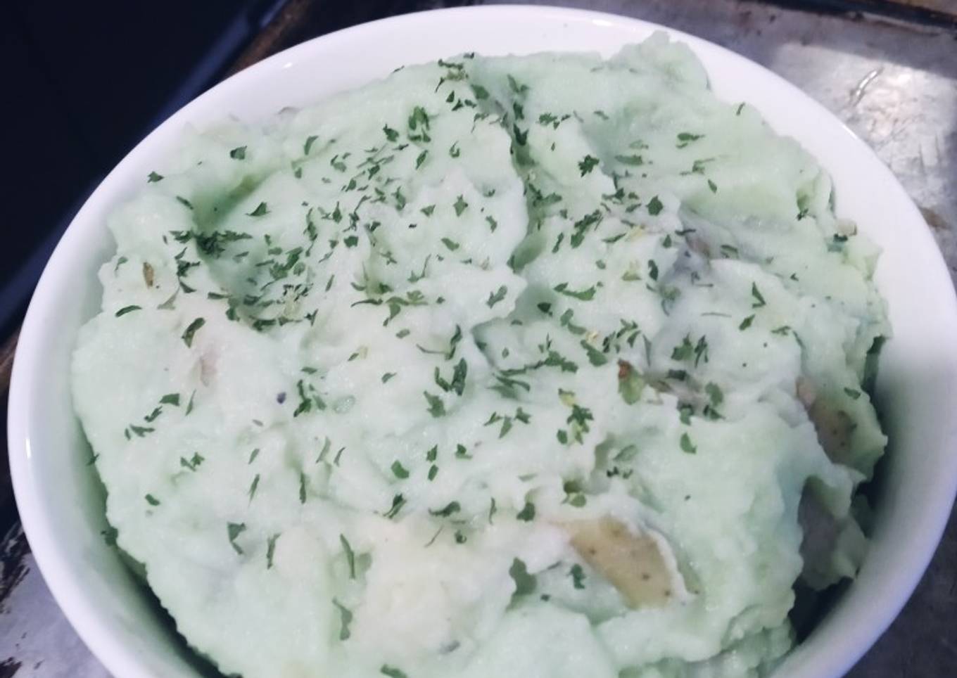 Green Goddess Mashed Potatoes