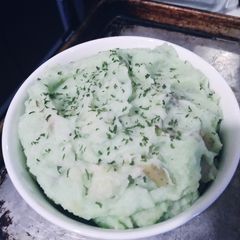 A picture of Green Goddess Mashed Potatoes.