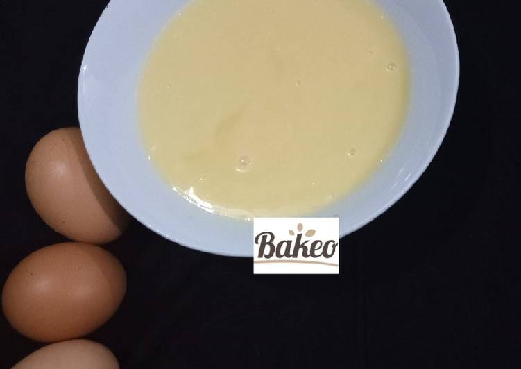 Steps to Make Award-winning Custard filling Cooking Basics for Newbies
