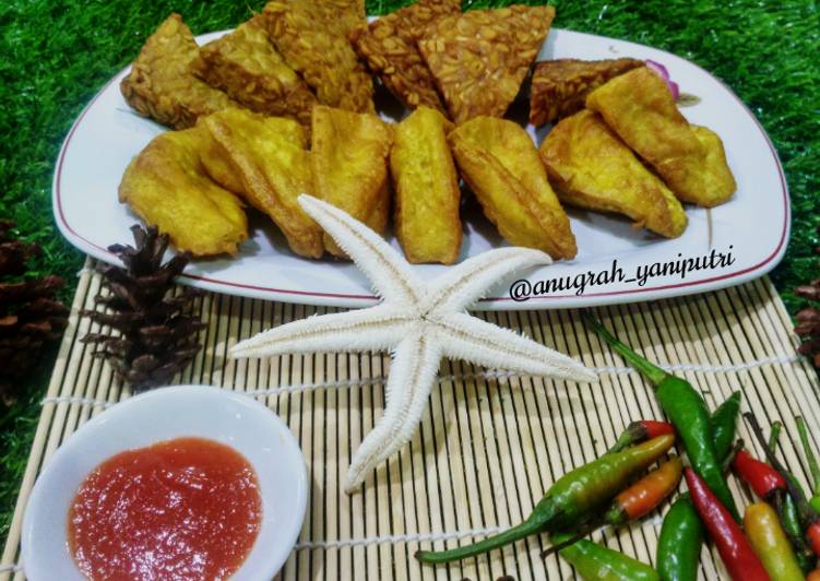 Tahu dan tempe ungkep