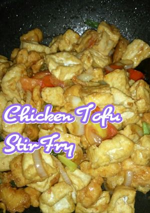 Foto resep Chicken tofu Stir fry