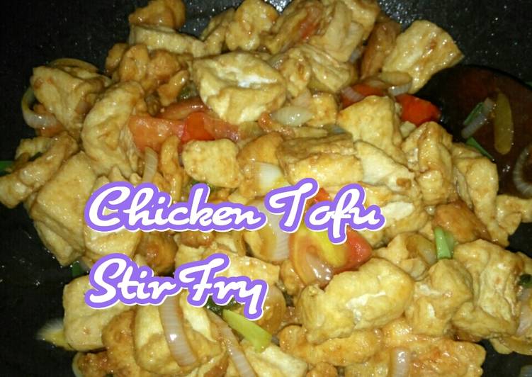 Chicken tofu Stir fry