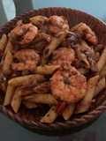 Chili prawn pasta