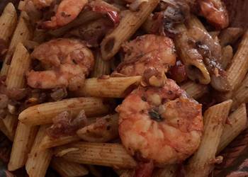 Easiest Way to Recipe Delicious Chili prawn pasta