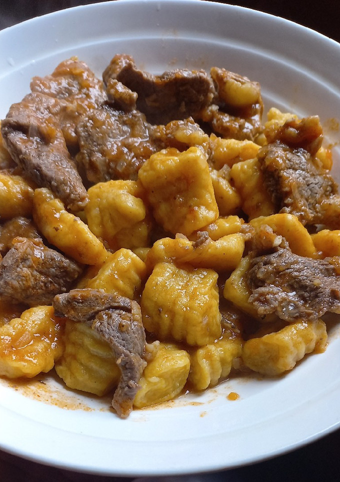 Una foto de 🥣Ñoquis de Zapallo y Papa🥣